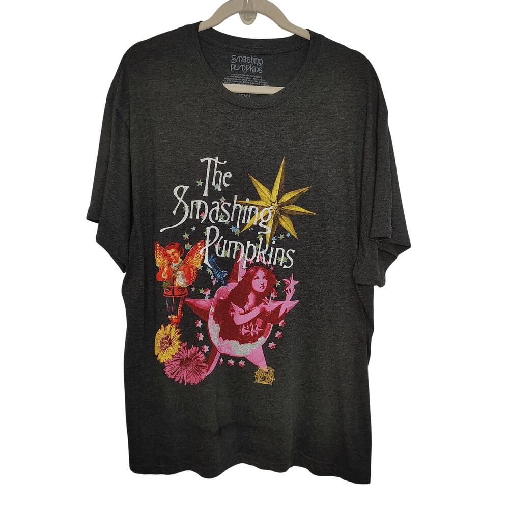 Smashing Pumpkins Womens XXL Plus Size T Shirt Bright Multicolor Mellon Collie